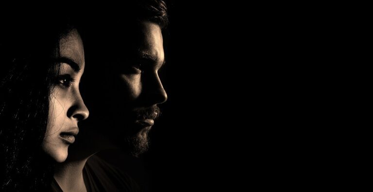 man, woman, composing, dispute, thoughtful, problems, concerns, silhouette, separation, emotion, view, facial expression, facial expressions, direction of view, the shade, portrait, love, together, few, man, man, love, love, love, love, love