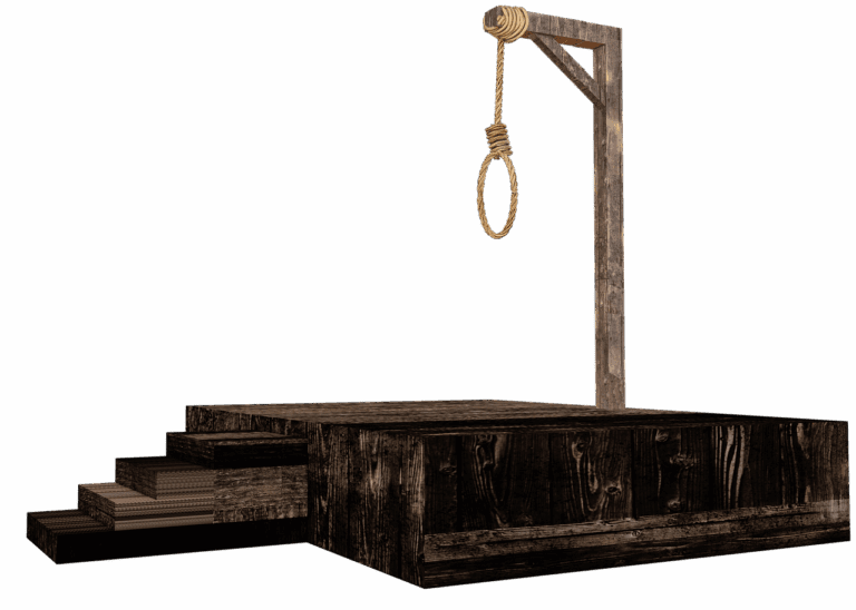 gallows, penalty, death penalty, verdict, isolated